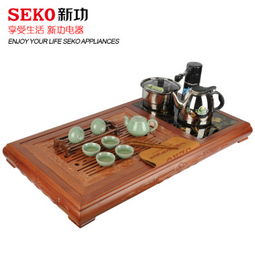 典雅与实用的融合 新功seko三合一红坚木茶盘套装评测
