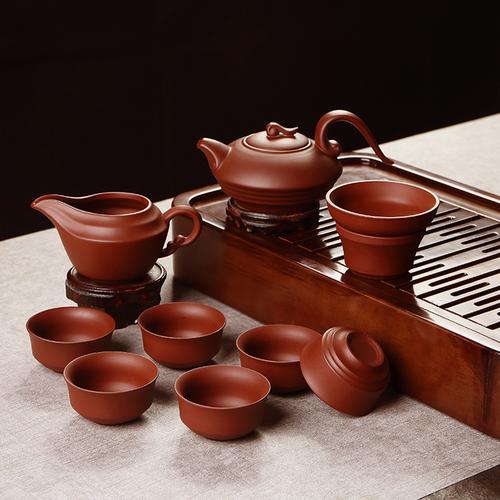 紫砂茶具套装刻字雕刻